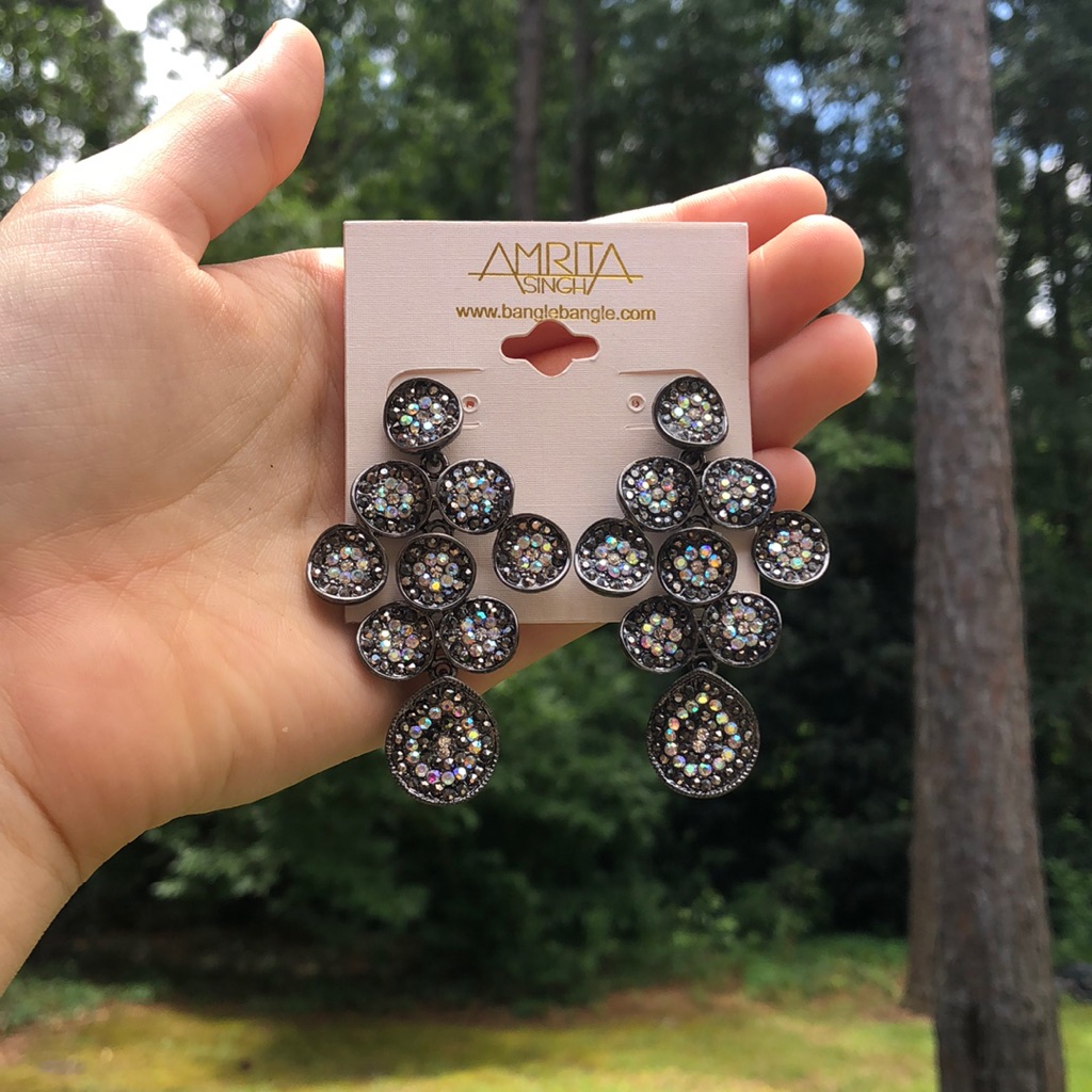 Amrita Singh Mirelle Iridescent Drop Earrings 18$